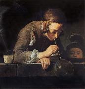 Boy Blowing Bubbles Jean Baptiste Simeon Chardin